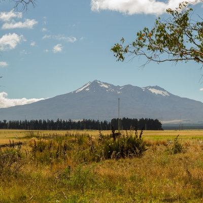 Mount Ruapehu in Tongariro National Park