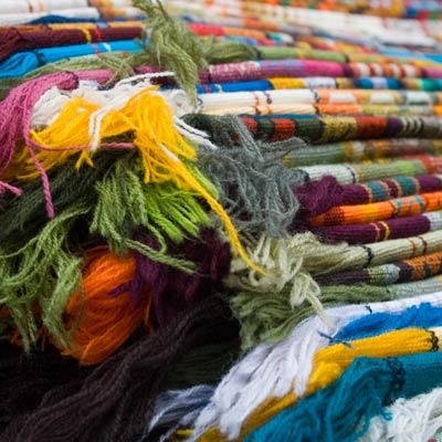 Textiles in Otavalo