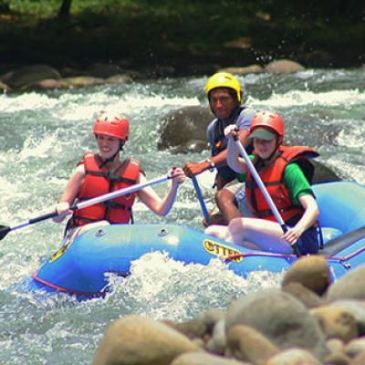Whitewater rafting