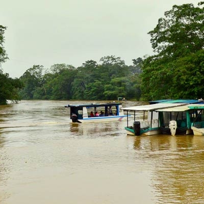 Boats on the Río Sarapiquí