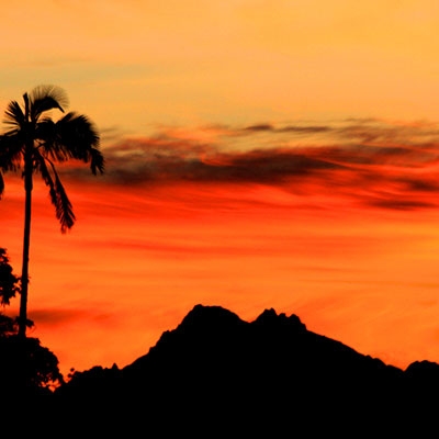 Santa Marta Mountains at Sunset