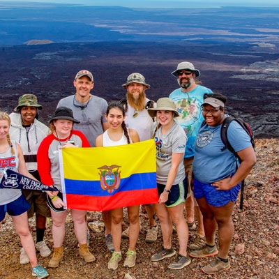 Travelers in Galápagos