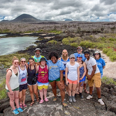 Travelers in Galápagos