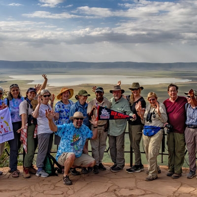 Travelers in Tanzania