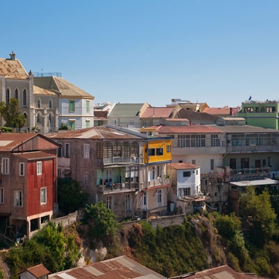 In the coastal town of Valparaíso