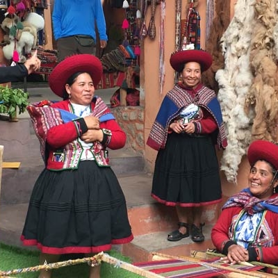 Weaving demonstration
