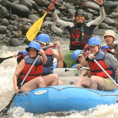 Whitewater rafting