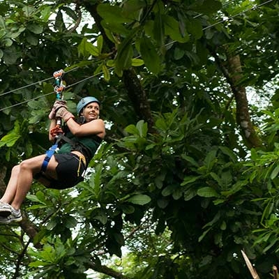 Ziplining