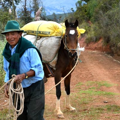 Locals in the Andean highlands