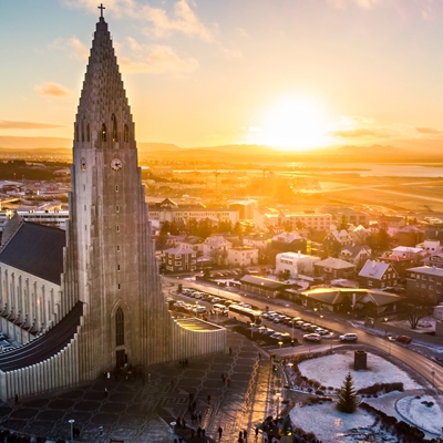Hallgrímskirkja Church in Reykjavík