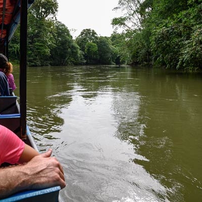 Boat ride on the Sarapiquí River