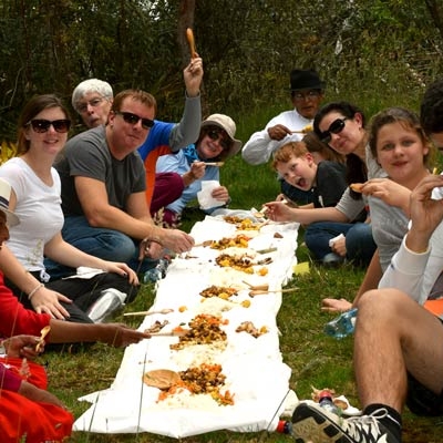 Sharing a meal