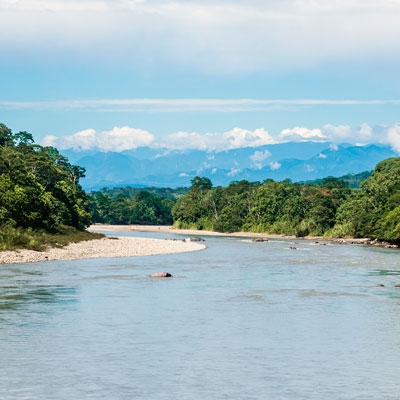 Napo River in the Ecuadorian Amazon