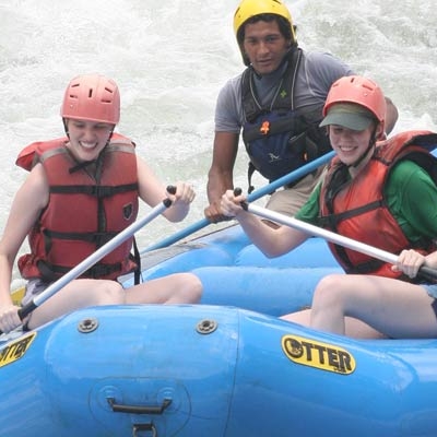 Whitewater rafting
