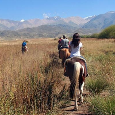 Horseback riding at Mendoza