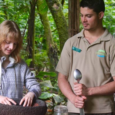 Chocolate tour at Tirimbina Reserve