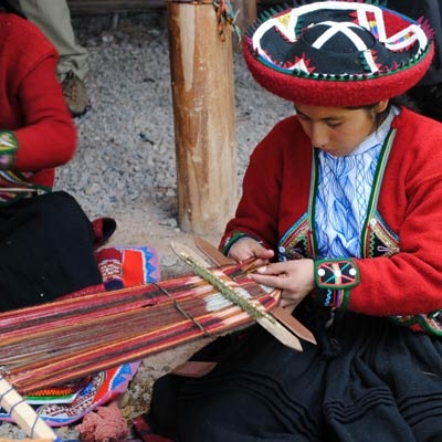 Weaving demonstration