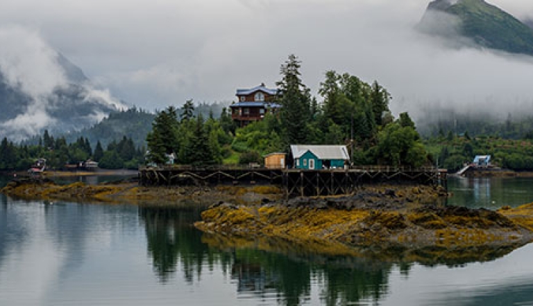 Andrew E. Russell Halibut Cove in the Kenai Peninsula